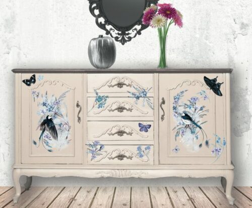Oiseau Blue 94.5x60cm – Image 2