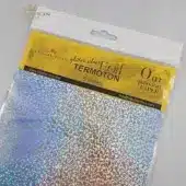 Foil - feuille métallisée à frictionner ITD argent pailleté