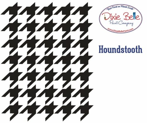 Pochoir Dixie Belle HOUNDTOOTH