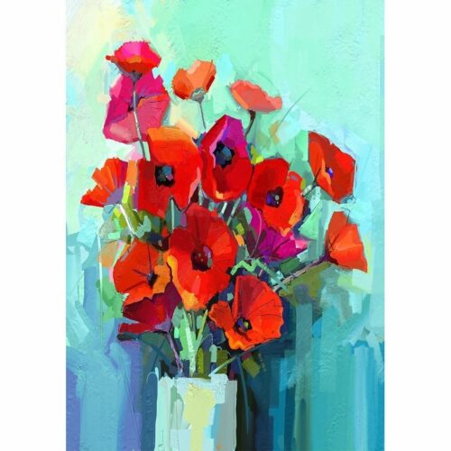 Poppies MINT by Michelle