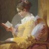 Young Girl Reading MINT by Michelle