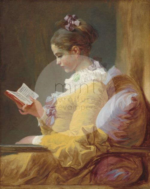 Young Girl Reading MINT by Michelle