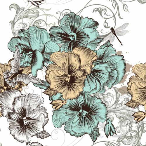 BLUE AND YELLOW FLORAL de Dixie Belle