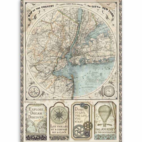 DFSA4515 Sir Vagabond Map Of New York