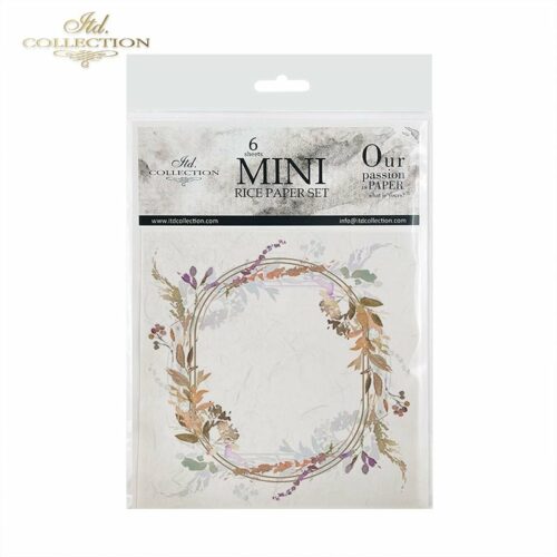 RSM041 - set de 6 papiers de riz