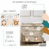 decor transfert Mini BOHO CRITTER de Redesign with Prima est un transfert pelliculable à sec.