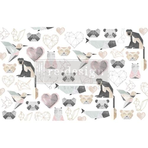 Origami Love - Papier Tissu Redesign