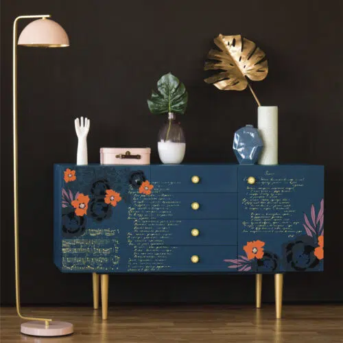 FLEUR NOIR *By CeCe ReStyled* 61 x 89 cm – Image 3