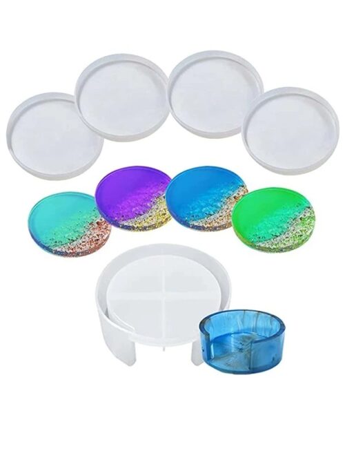 ensemble moule sous bock 5 pieces