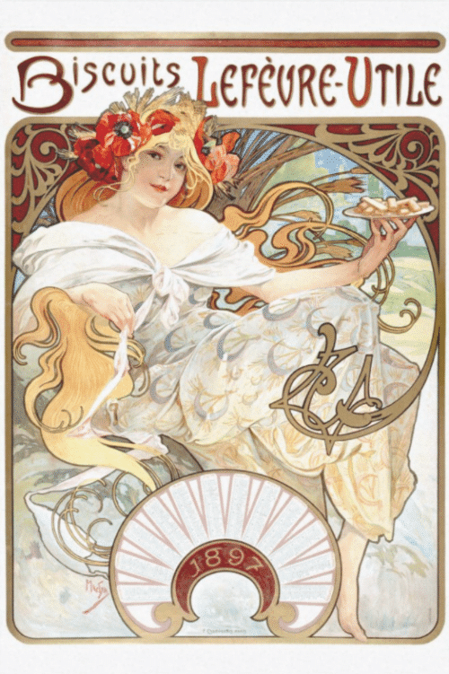 Art Nouveau Cookie- Papier découpage (50,8 x 76,2 cm)