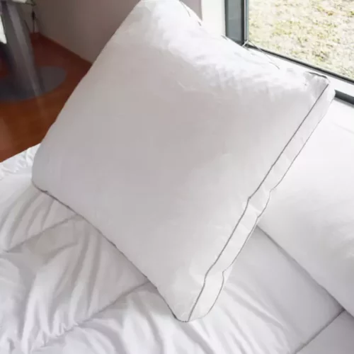 Oreiller "Sensation Duvet" - Confort modulable - Bleu Câlin Prémium – Image 7