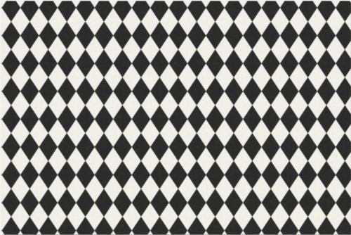 Harlequin Noir et Blanc - Papier découpage (50 x 76 cm)