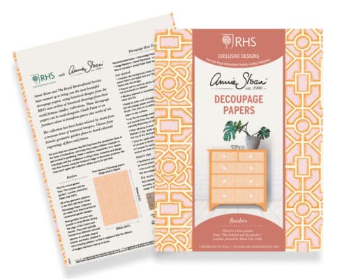 Borders, RHS with Annie Sloan Decoupage Paper – Image 5