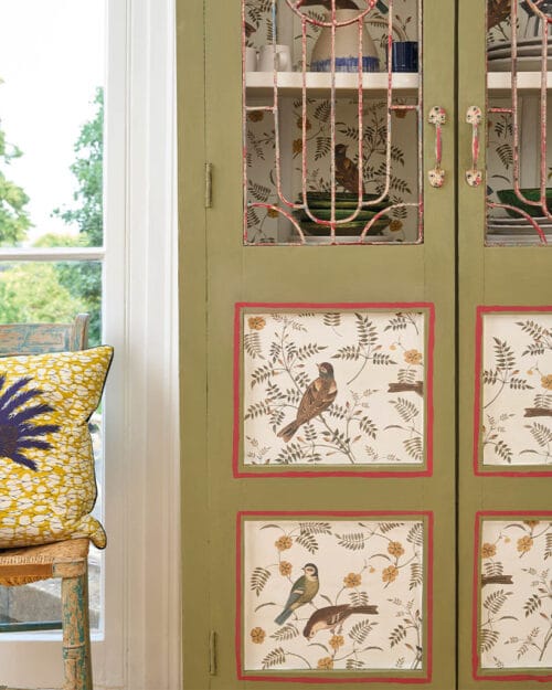 Songbirds, RHS with Annie Sloan Decoupage Paper – Image 3