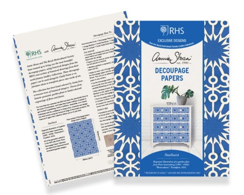 Starburst, RHS with Annie Sloan Decoupage Paper – Image 5