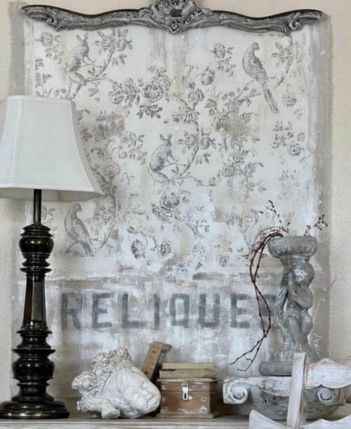 Grisaille Toile Paint Inlay IOD – Image 2