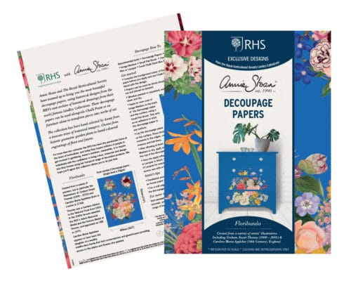 Floribunda, RHS with Annie Sloan Decoupage Paper – Image 4