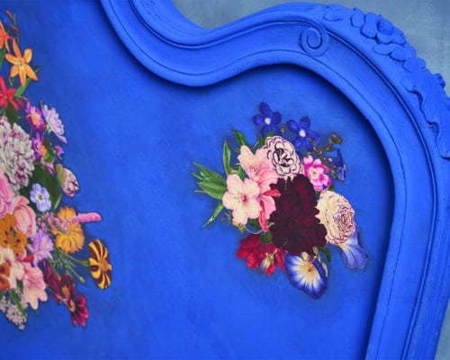 Floribunda, RHS with Annie Sloan Decoupage Paper – Image 3