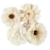 Fleurs en tissu Art Basics (lot de 4)