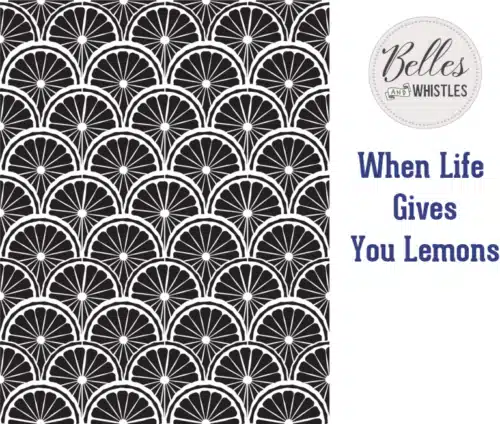 When Life Gives You Lemons - Pochoir Dixie Belle / Belles & Whistles - 35x46cm