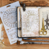 “Rocket Science” Pochoir Finnabair With Prima 15×23cm – Image 2