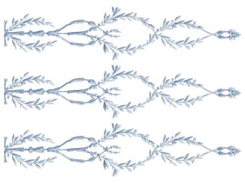 Trompe l'Oeil Bleu - Paint Inlay IOD – Image 9