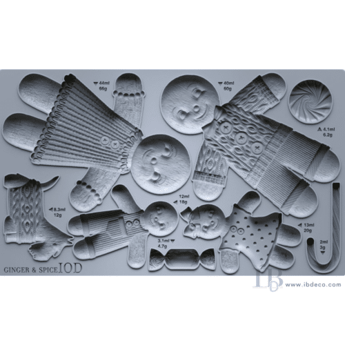 Edition limitée - "Ginger & Spice" - Moule silicone IOD