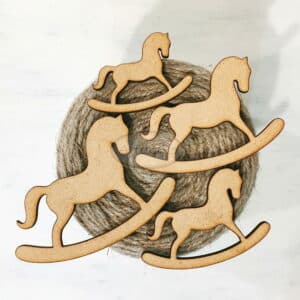 Ornements Cheval à bascule HDF A/WW/KNB