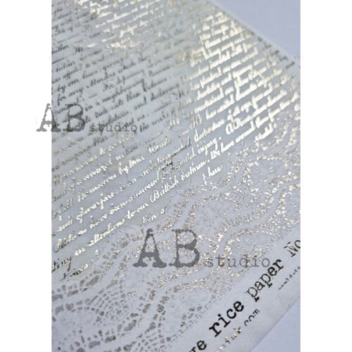 ID-0008z Papier de Riz *Gilded*