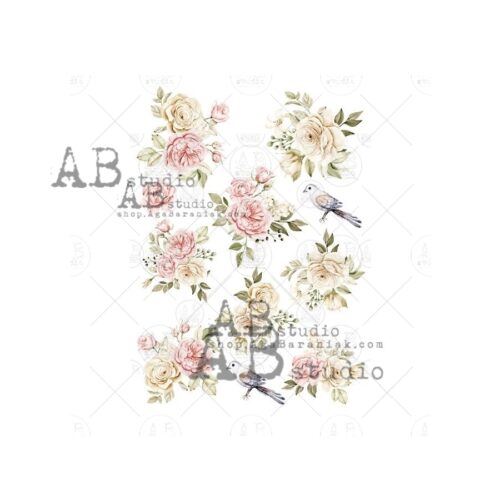 ID-0052 Papier de Riz *Gilded* – Image 4