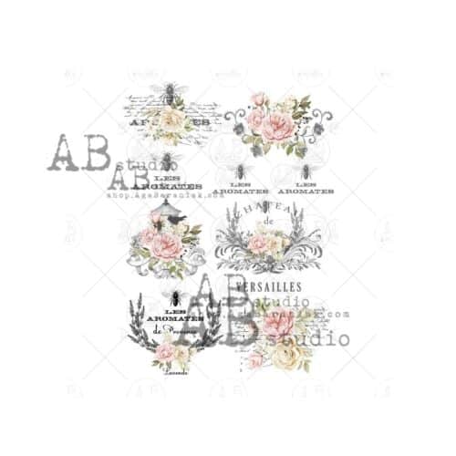 ID-1067 Papier de Riz *Gilded* – Image 2