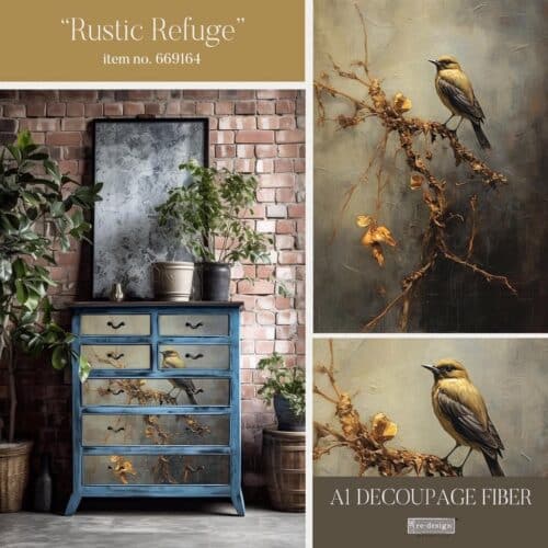 Rustic Refuge - Papier Découpage Fibre Redesign A1 – Image 2