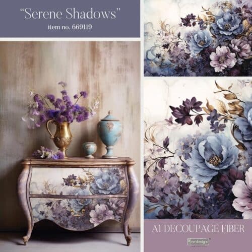 Serene Shadows - Papier Découpage Fibre Redesign A1 – Image 2