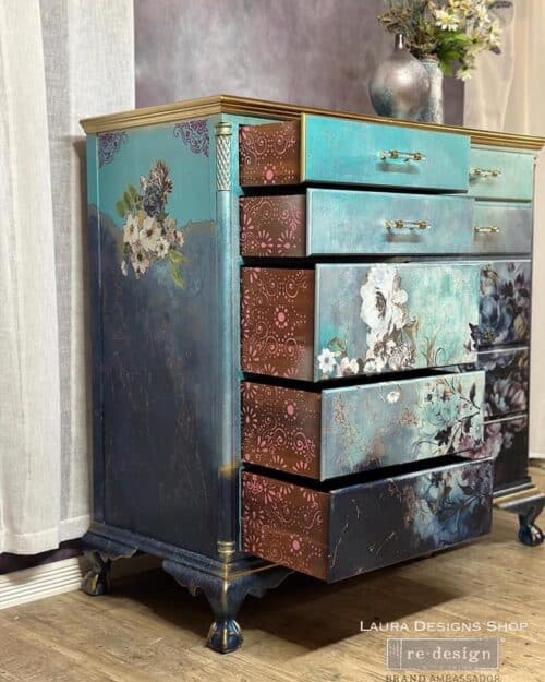 Serene Shadows - Papier Découpage Fibre Redesign A1 – Image 11