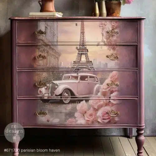 Parisian Bloom Haven – Papier Tissu Redesign with Prima – Image 2