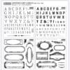 Apothecary Labels   – Mini Tampon IOD - 15x15cm (4 planches)