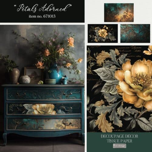 Petals Adorned – Papier Tissu Redesign with Prima – Image 4