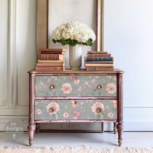 Swedish Posy – Papier découpage Fibre Redesign A1 *By Annie Sloan* – Image 7