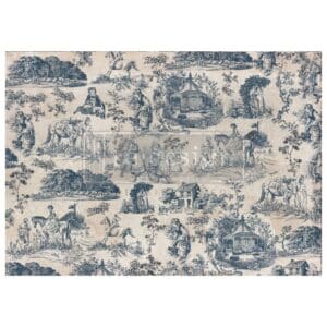 Toile de Jouy - Papier Découpage Fibre A1 *By Kaćha Furniture*