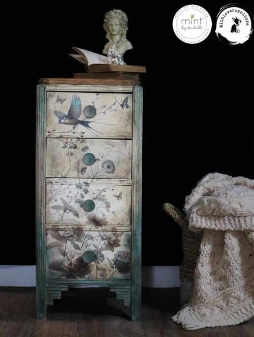 Pale Blossom MINT by Michelle - Papier Découpage – Image 2