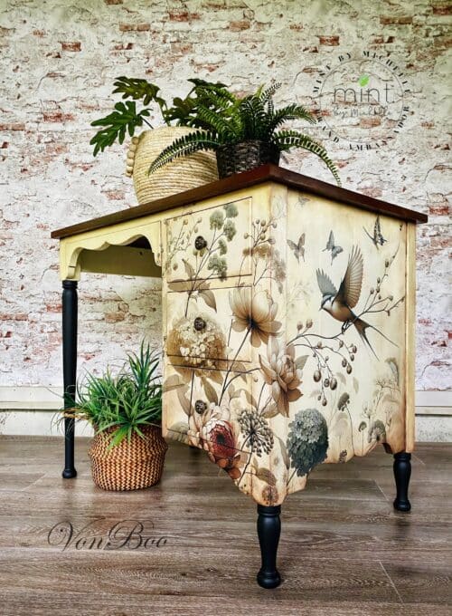 Pale Blossom MINT by Michelle - Papier Découpage – Image 5