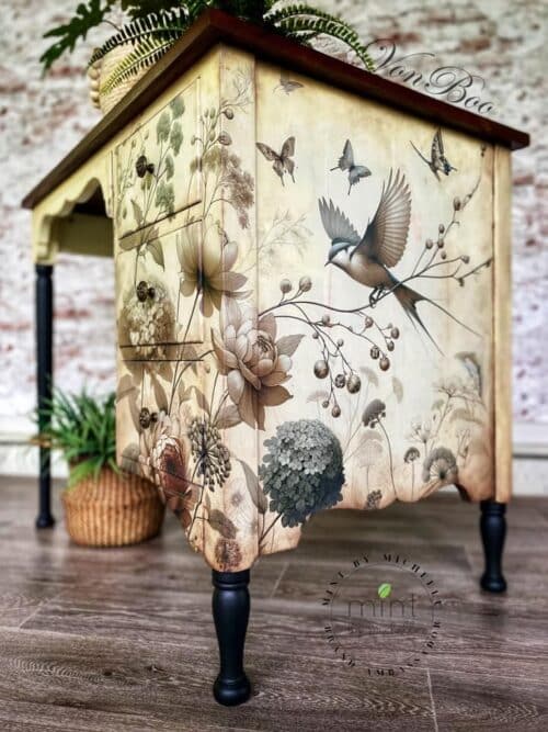 Pale Blossom MINT by Michelle - Papier Découpage – Image 7