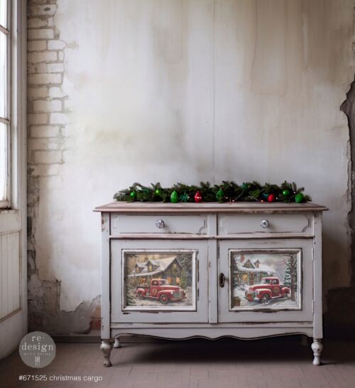 Christmas Cargo – Set Papier Découpage Fibre A3 Redesign with Prima – Image 2