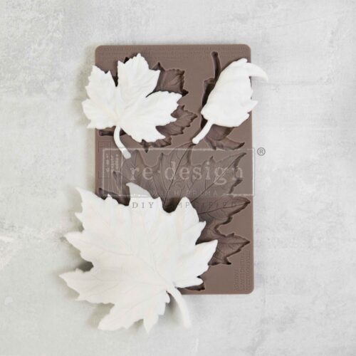 Falling Leaves Fantasy - Moule silicone Redesign with Prima - 12,70 x 20,32 cm – Image 6