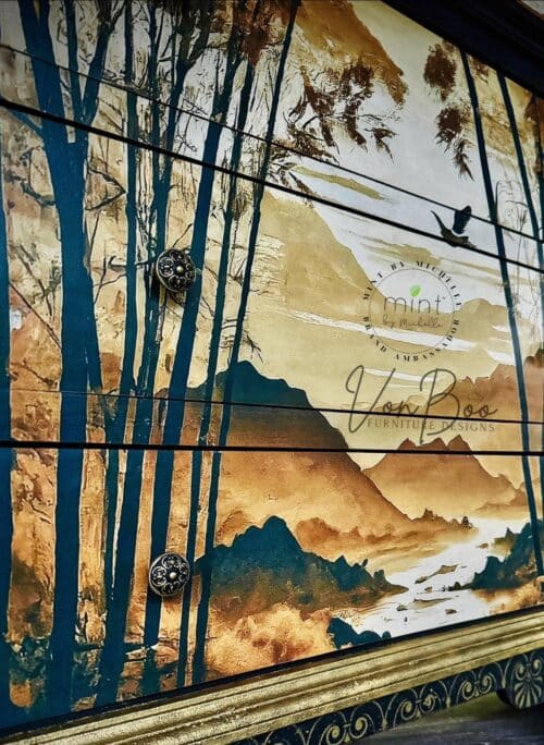 Golden Brown MINT by Michelle - Papier Découpage – Image 3
