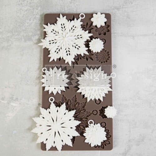 Papercraft Charms - Moule silicone Redesign with Prima - 12,70 x 25,40 cm – Image 4
