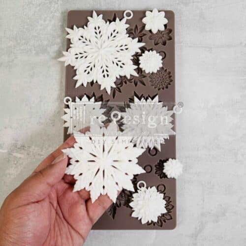 Papercraft Charms - Moule silicone Redesign with Prima - 12,70 x 25,40 cm – Image 3