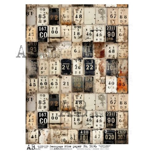 ID-5196 Papier de Riz AB Studio