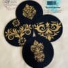 Rococo  –  Metallic Gold Foil Accent 30x30cm – Image 2