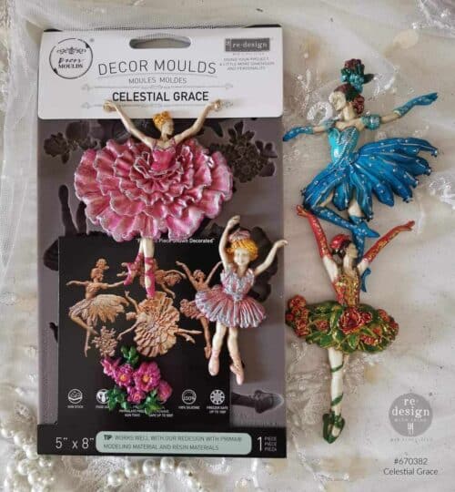 Celestial Grace - Moule silicone Redesign with Prima - 12,70 x 20,32 cm – Image 4